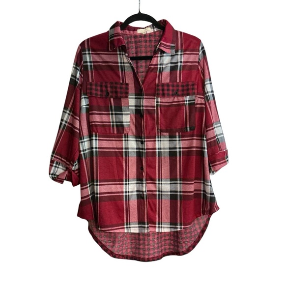 Paper Tee flannel t-shirt plus size 2XL - Picture 1 of 6